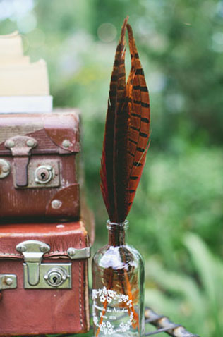 индейская свадьба, декор банкета