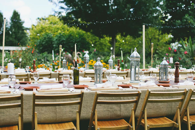 индейская свадьба, декор банкета