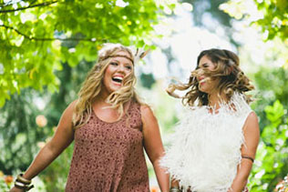 индейская свадьба, подружки невесты