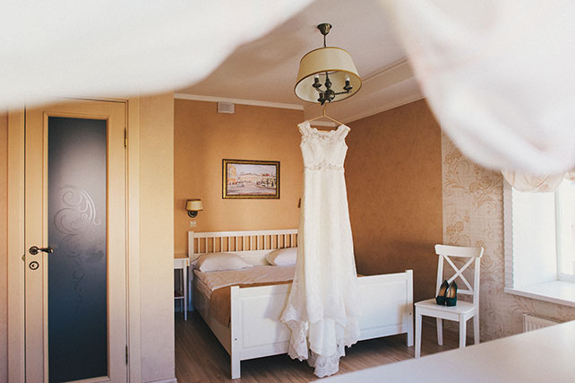 Ирландская свадьба Инны и Анатолия, платье невесты