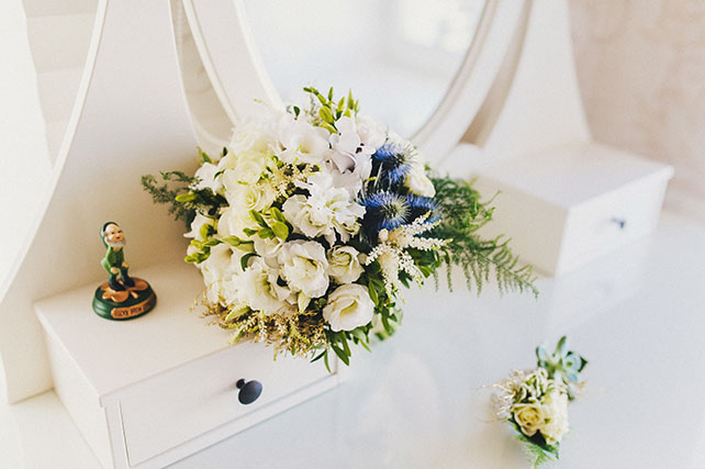 Ирландская свадьба Инны и Анатолия, букет невесты 