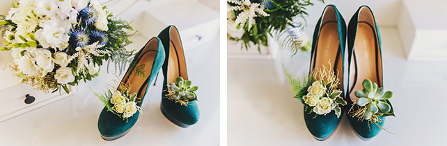 Ирландская свадьба Инны и Анатолия, туфли невесты