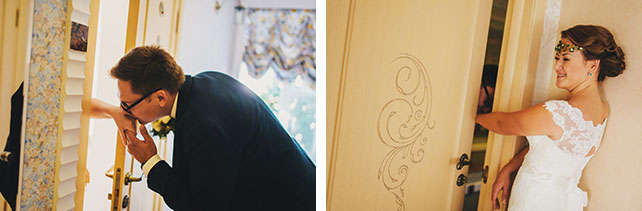 Ирландская свадьба Инны и Анатолия, встреча жениха и невесты