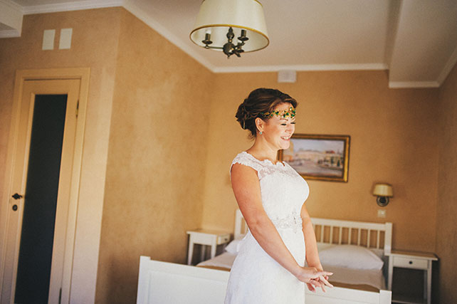 Ирландская свадьба Инны и Анатолия, встреча жениха и невесты