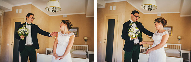 Ирландская свадьба Инны и Анатолия, встреча жениха и невесты