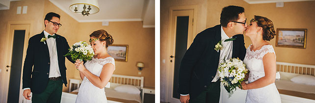 Ирландская свадьбы Инны и Анатолия, встреча жениха и невесты