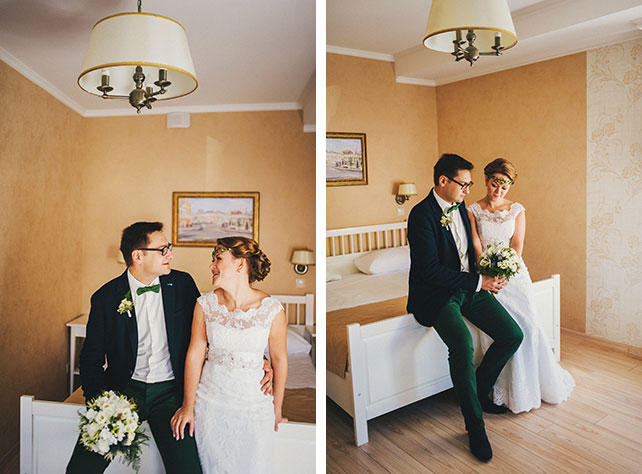 Ирландская свадьбы Инны и Анатолия, встреча жениха и невесты