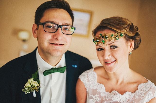 Ирландская свадьбы Инны и Анатолия, встреча жениха и невесты