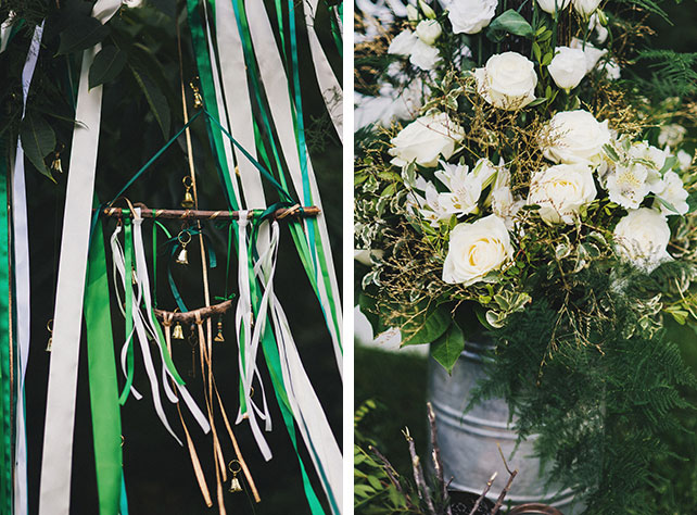 Ирландская свадьбы Инны и Анатолия, декор места торжественного бракосочетания