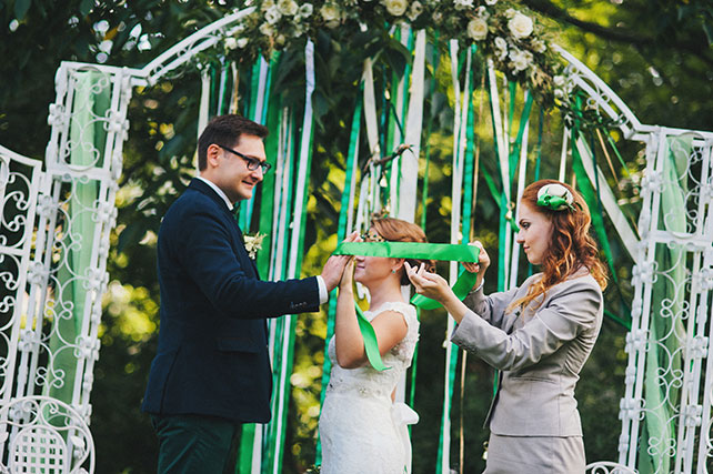 Ирландская свадьбы Инны и Анатолия, церемония бракосочетания