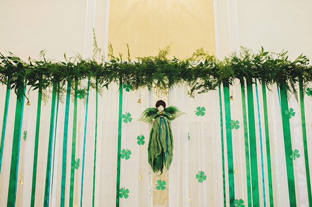 Ирландская свадьба Инны и Анатолия, декор зала