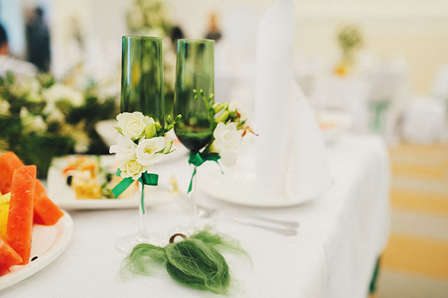 Ирландская свадьба Инны и Анатолия, декор зала