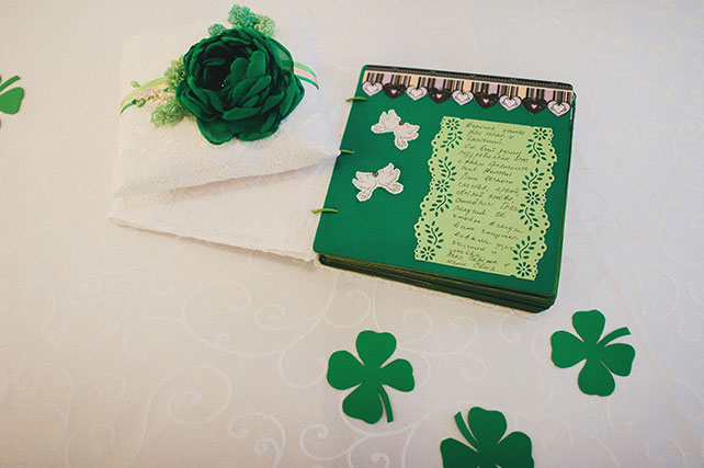 Ирландская свадьба Инны и Анатолия, книга пожеланий