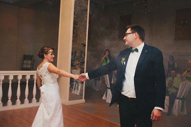 Ирландская свадьбы Инны и Анатолия, танец жениха и невесты