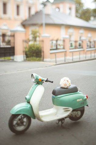 Италия в центре Москвы, мотороллер