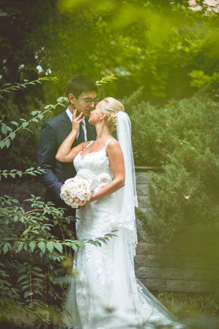 Италия в центре Москвы, невеста и жених