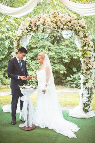 Италия в центре Москвы, регистрация брака