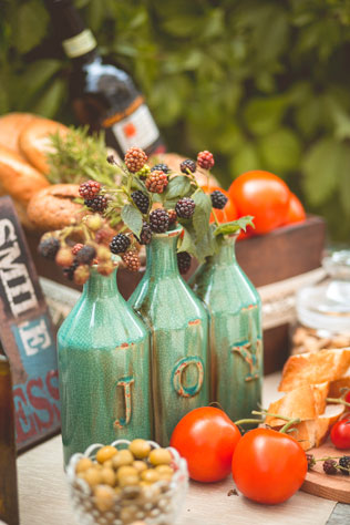 Италия в центре Москвы, оформление стола