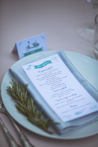 Италия в центре Москвы, свадебное меню