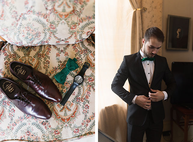 С любовью к семейным традициям, изумрудная свадьба Анны и Антона, сборы жениха