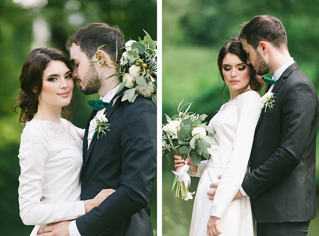 С любовью к семейным традициям, изумрудная свадьба Анны и Антона, фотосессия жениха и невесты