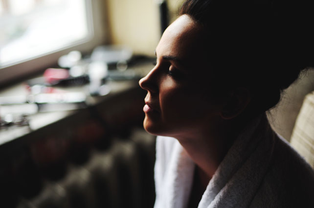 Изящная свадьба в стиле Прованс, свадебный макияж