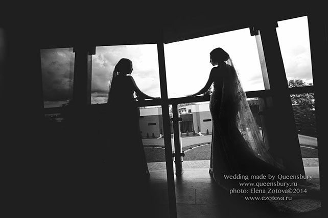 подвенечный наряд невесты, Юлия и Дмитрий: шикарная классическая свадьба с венчанием