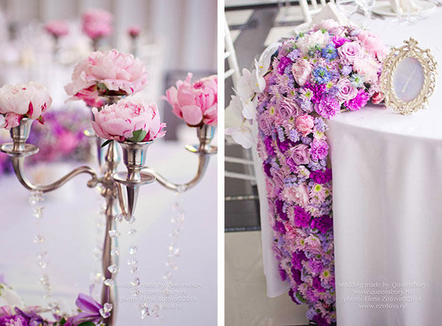 декор свадьбы, Юлия и Дмитрий: шикарная классическая свадьба с венчанием