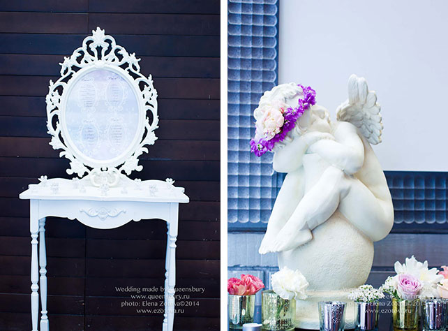 декор свадьбы, Юлия и Дмитрий: шикарная классическая свадьба с венчанием