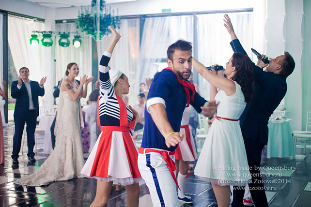 свадебная шоу-программа, Юлия и Дмитрий: шикарная классическая свадьба с венчанием