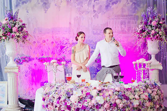 жених и невеста на свадьбе, Юлия и Дмитрий: шикарная классическая свадьба с венчанием