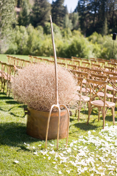 деревенский стиль свадьбы