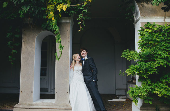 классическая свадьба Джоселин и Кристиана