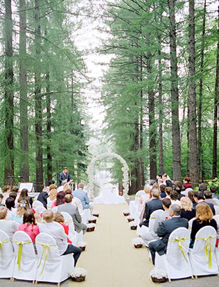 классическая свадьба в усадьбе