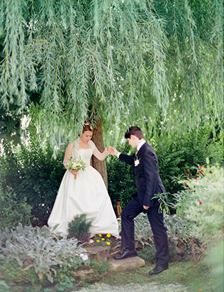 классическая свадьба в усадьбе