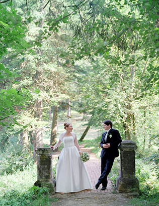 классическая свадьба в усадьбе