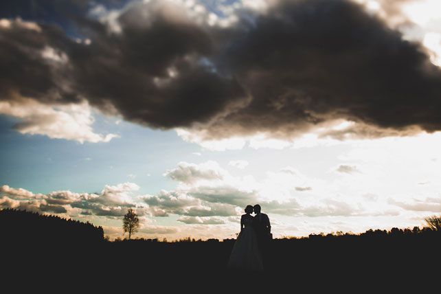 Книжная история, женихи невеста на закате