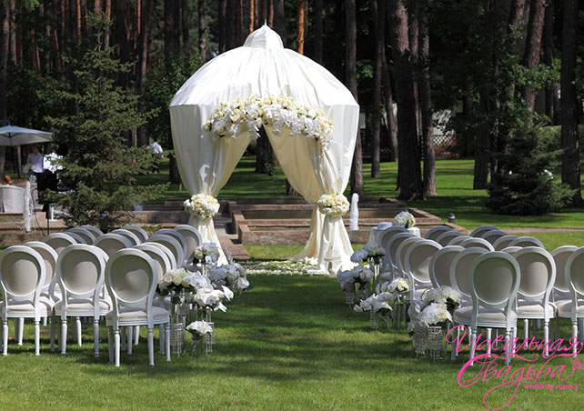 королевская нежность, роскошная свадьба, место церемонии