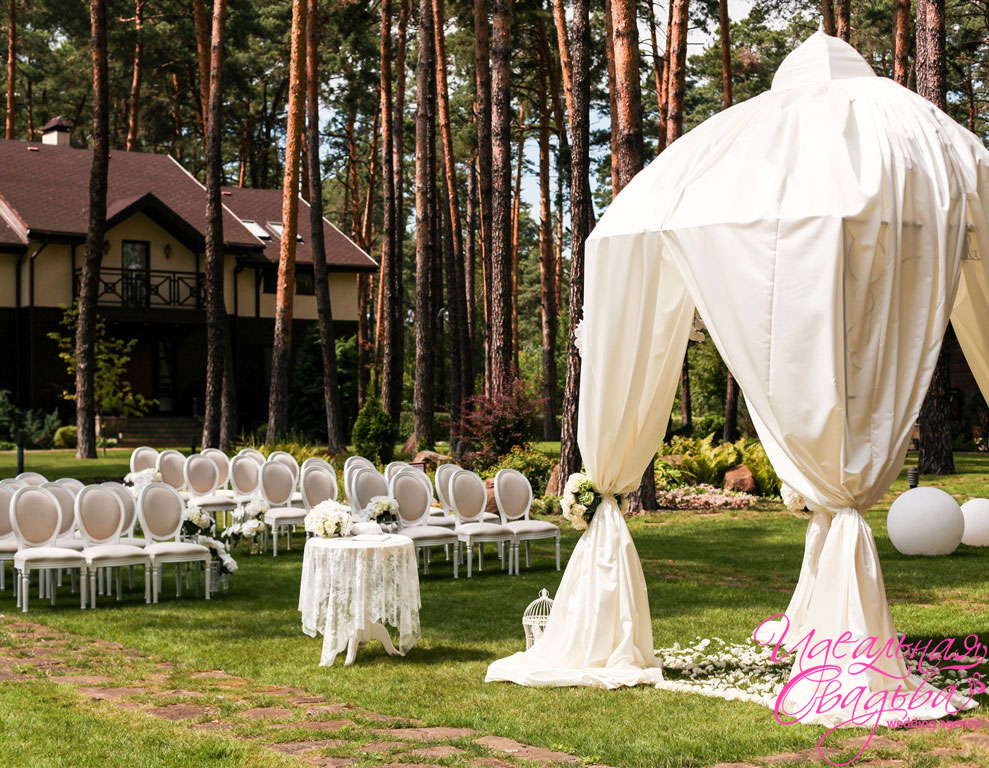 королевская нежность, роскошная свадьба, место церемонии