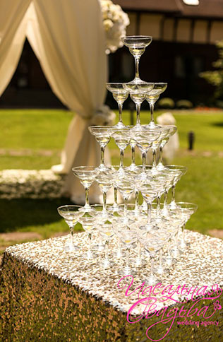 королевская нежность, роскошная свадьба, фуршет