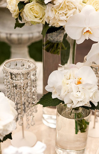 королевская нежность, роскошная свадьба, декор