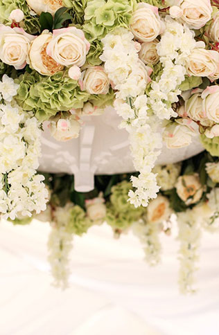 королевская нежность, роскошная свадьба, декор