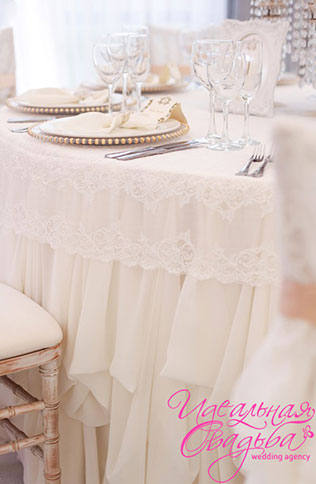 королевская нежность, роскошная свадьба, декор