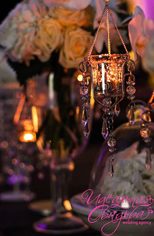королевская нежность, роскошная свадьба, декор