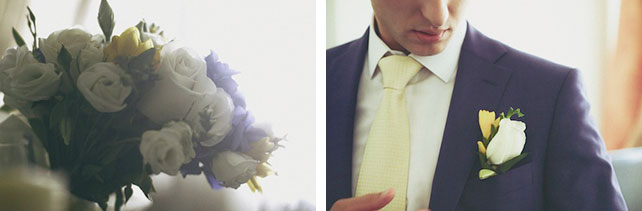 Кружевная свадьба Лели и Димы, бутоньерка жениха