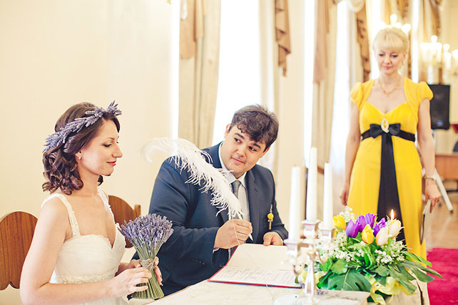 лавандовая свадьба