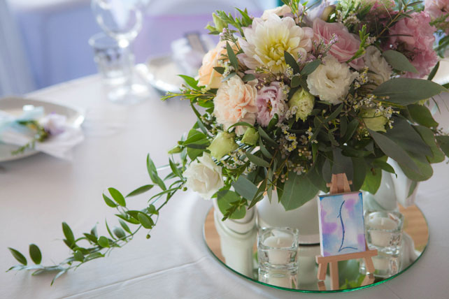 Легче ветра - свадьба на берегу, флористика