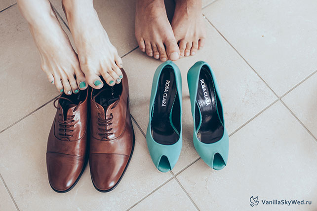 обувь жениха и невесты