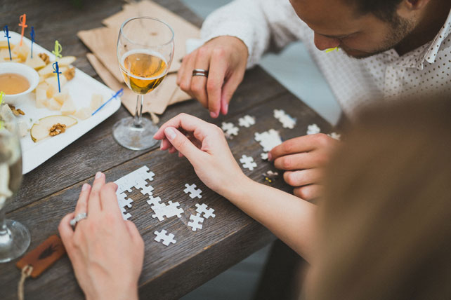 Лесная свадьба, пазлы