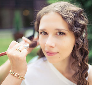 лесная свадьба в стиле бохо, макияж невесты